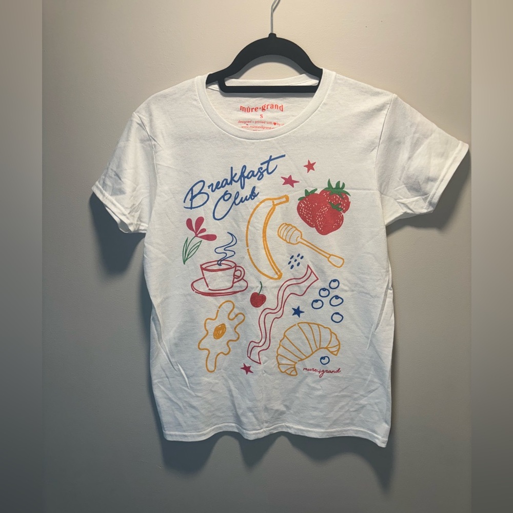 Breakfast Club Graphic Tee - White